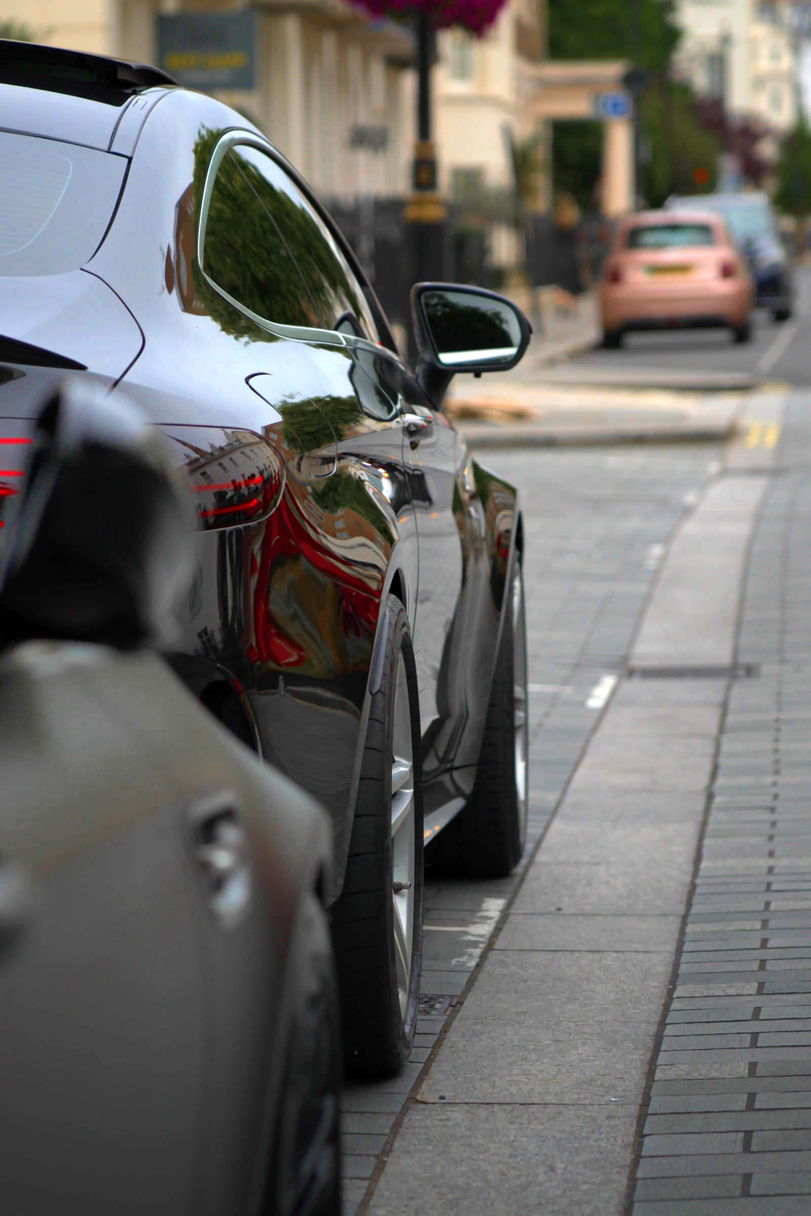 Car profile shot