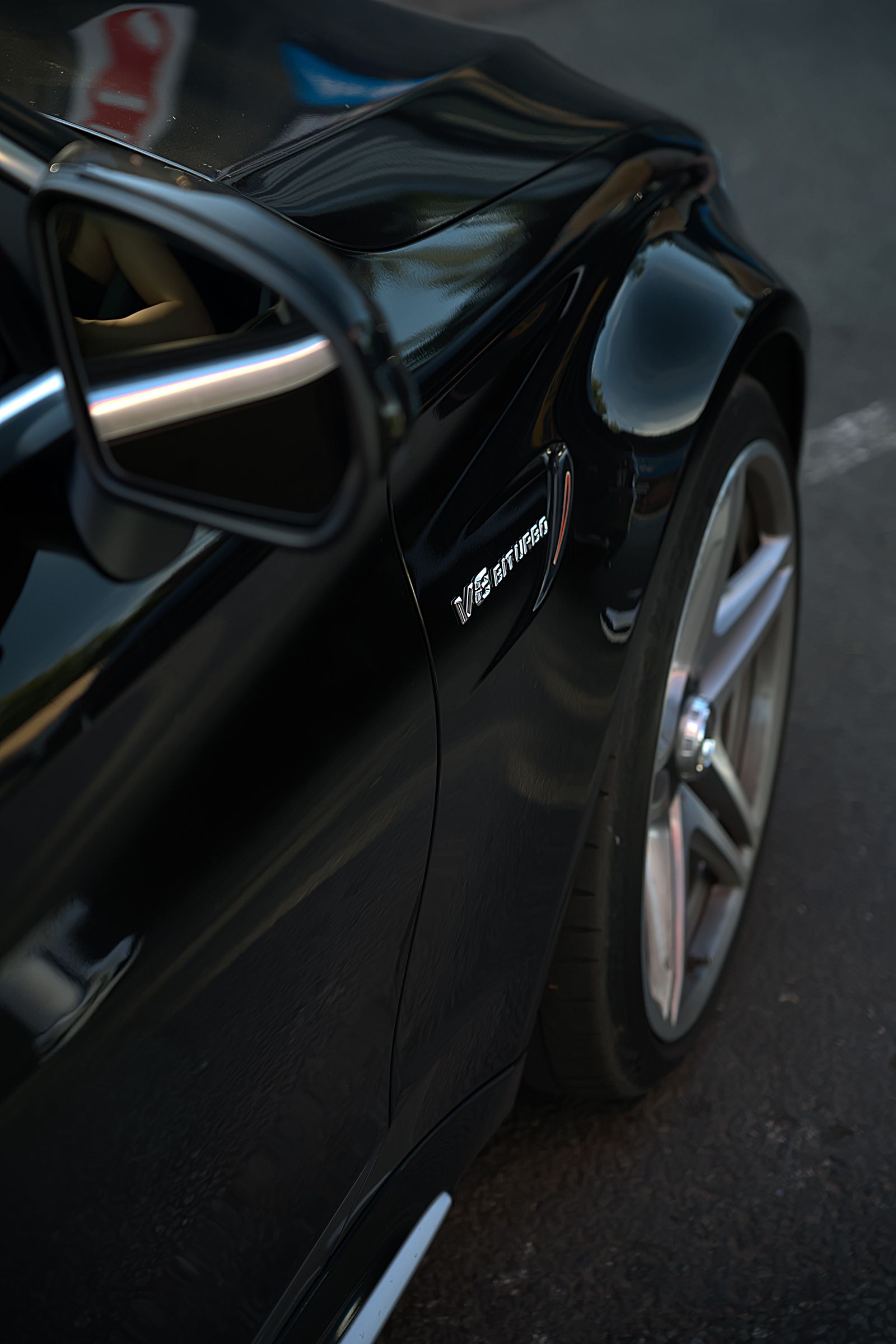 Car front three quarter