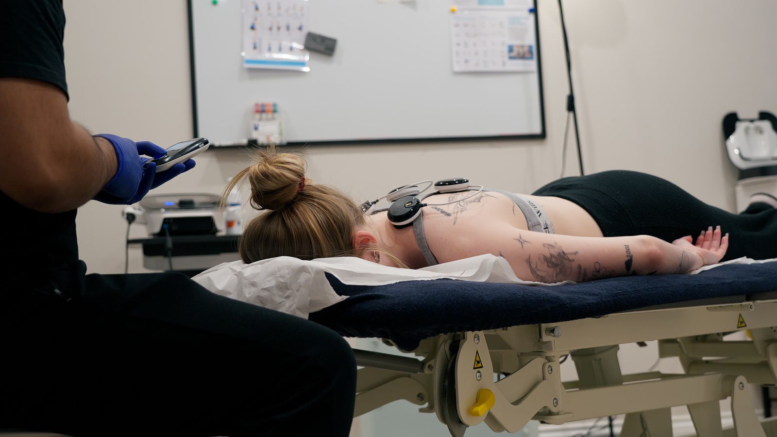 Treatment in progress